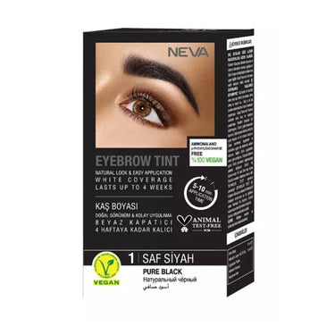 Neva Eyebrow Tint – 1 - Black - ANNS BEAUTY SUPPLY